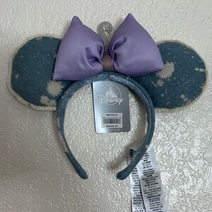 Bleached denim Disney ears